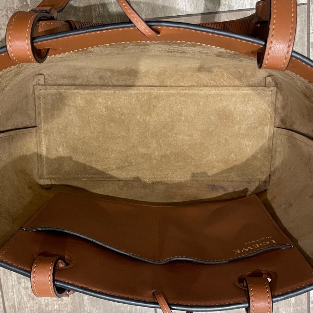 *SOLD eBay - Loewe - small Anagram Tote bag in classic calfskin - tan - Picture 10 of 16